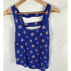 NWT Everly Floral Polka Dot Tank Size Small